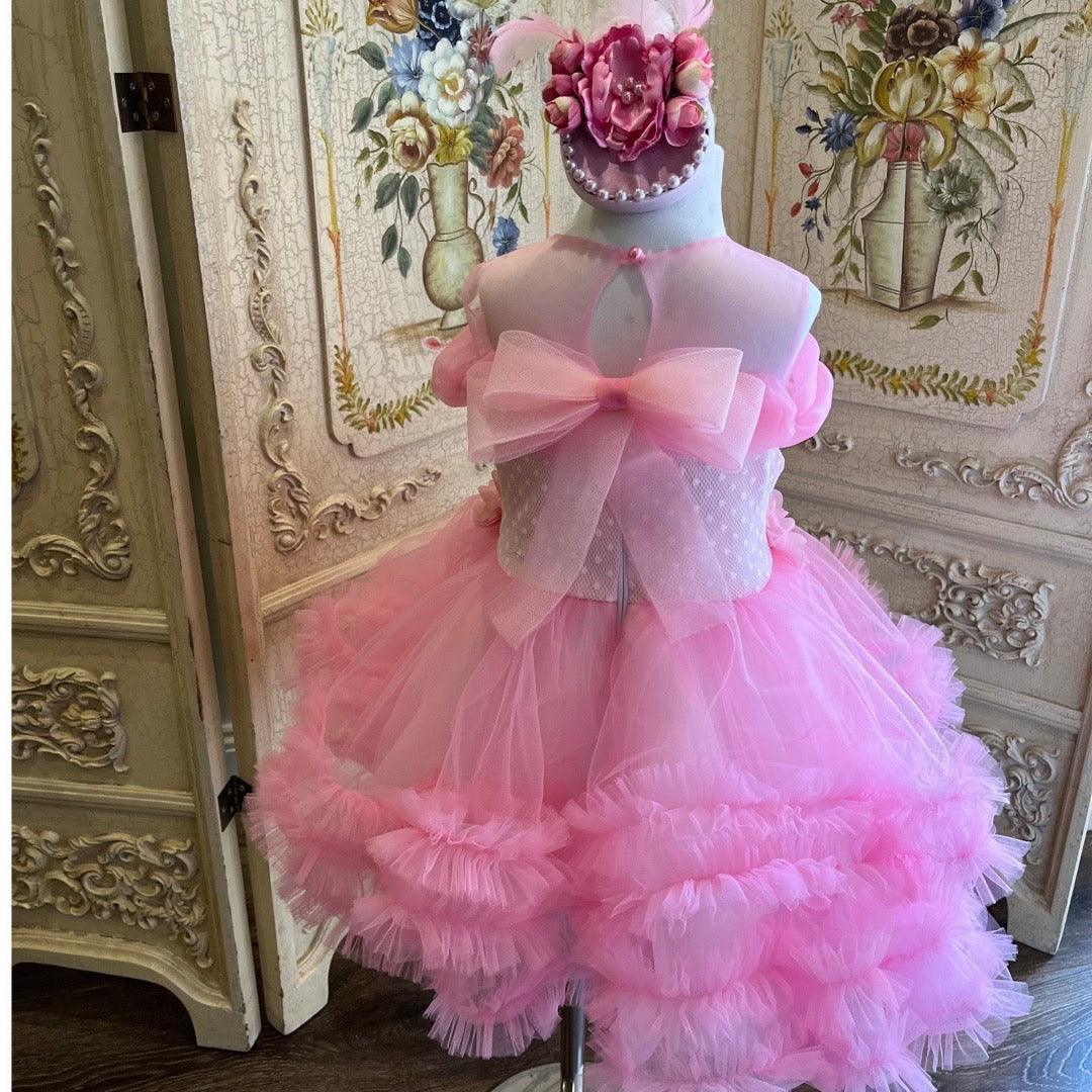Isabella Pink Dress - Crown Kids