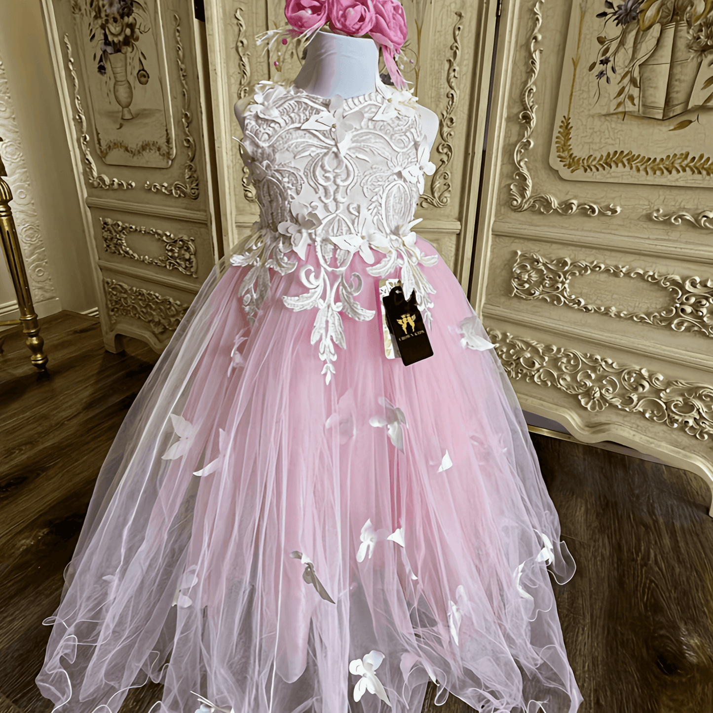 Pink Lilibet Dress - Crown Kids
