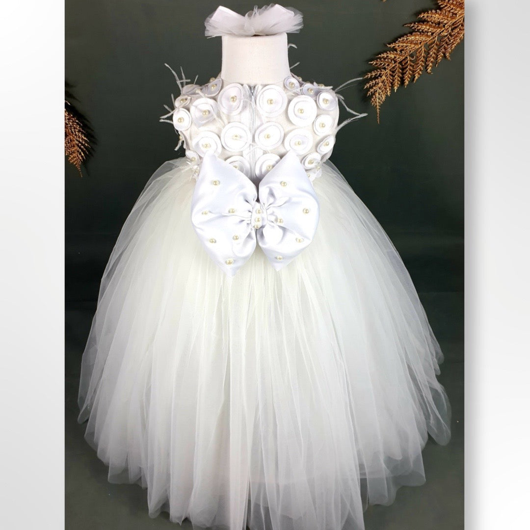 White Pearl Gown