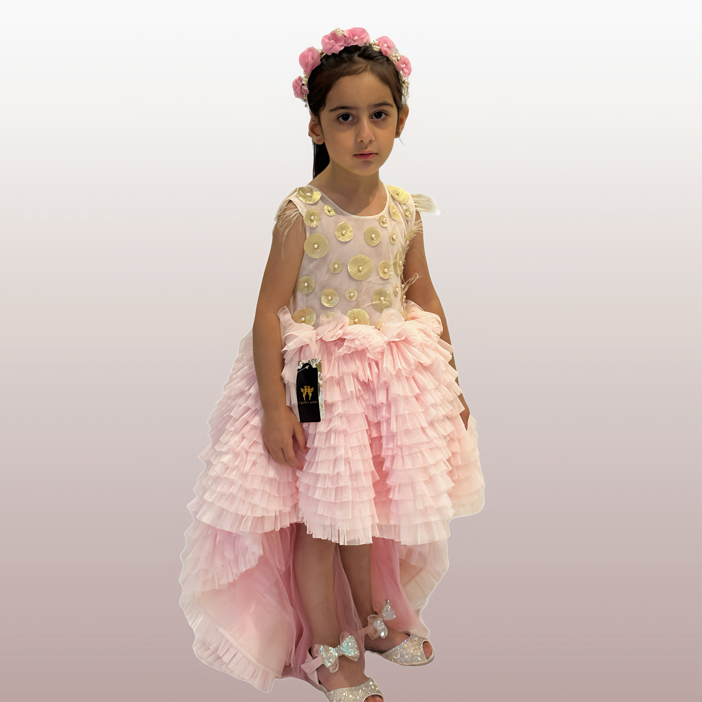 Pink High Low Dress