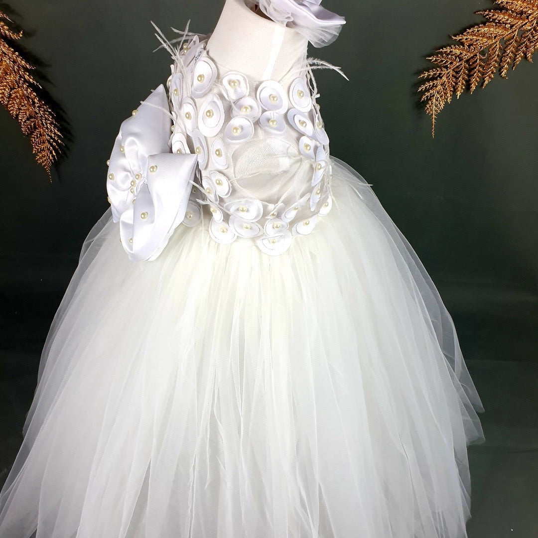White Pearl Gown