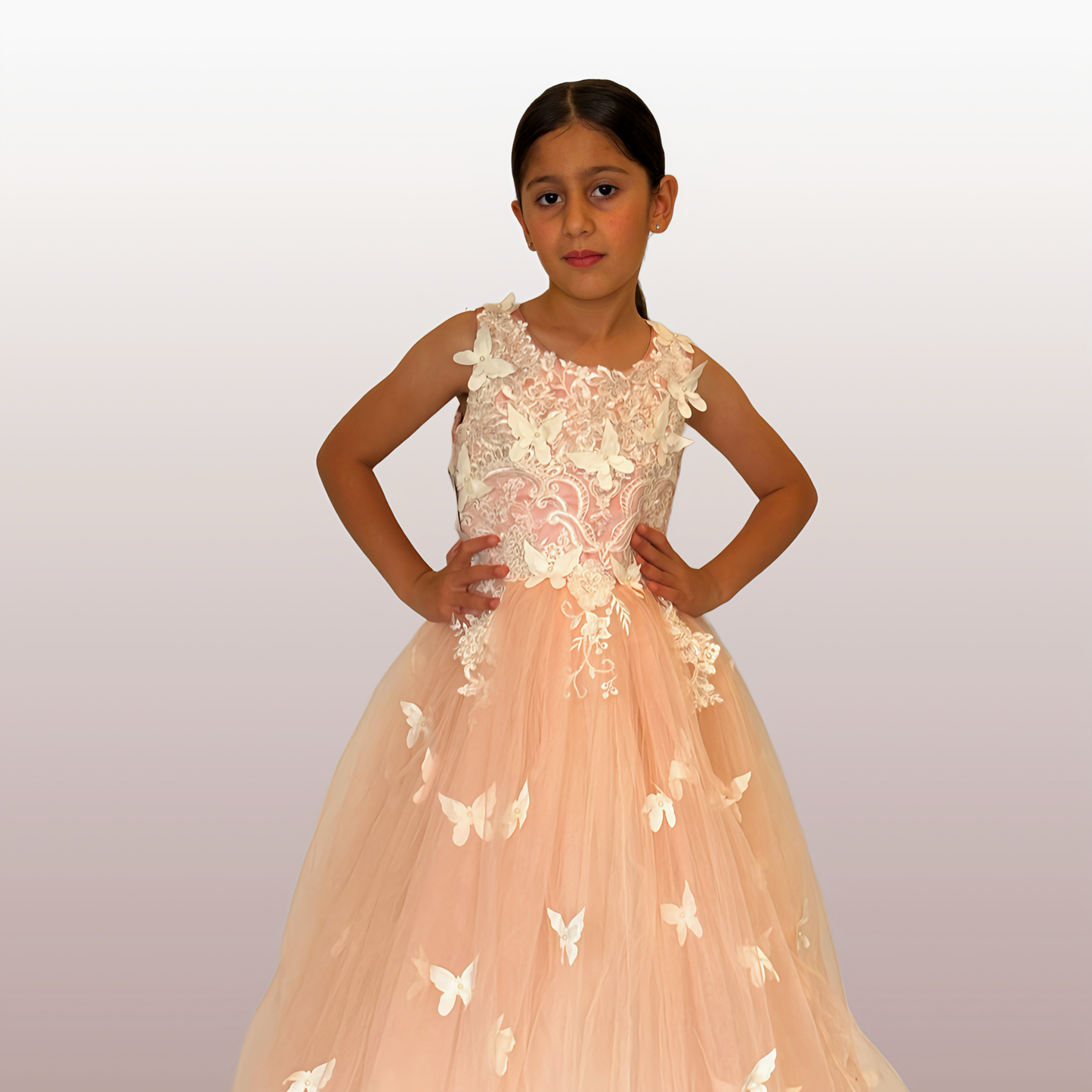Peach Lilibet Dress