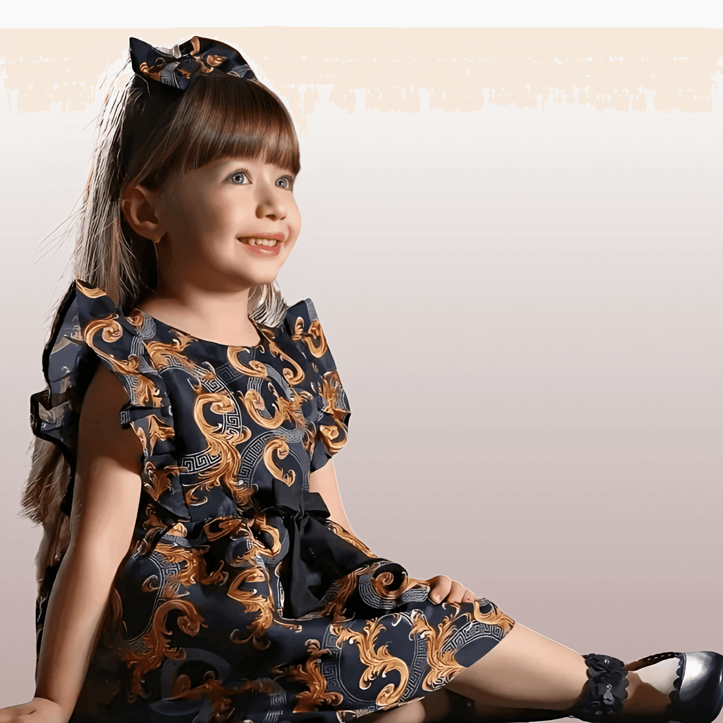Lilibet Dress - Crown Kids