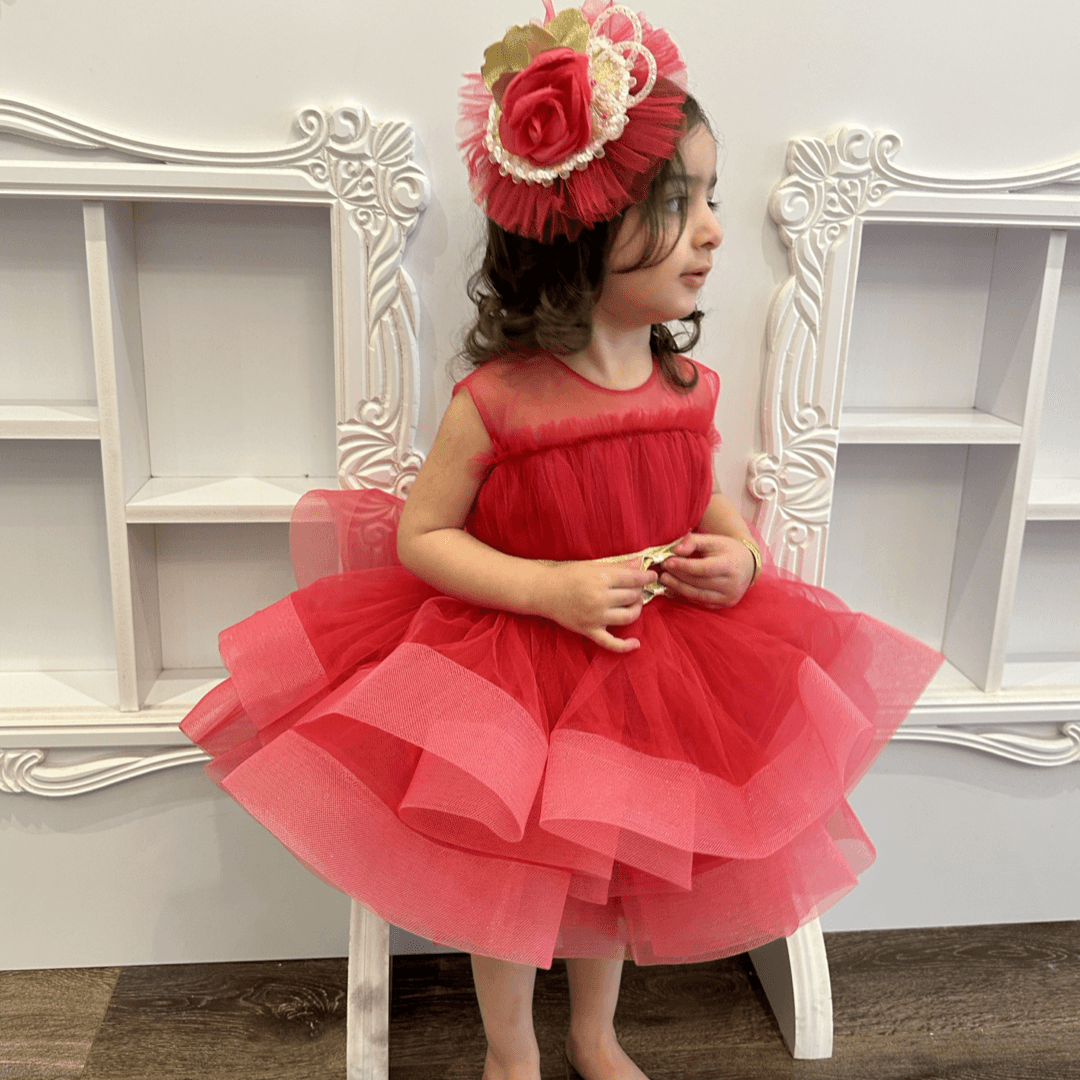 Hot Pink Dress - Crown Kids