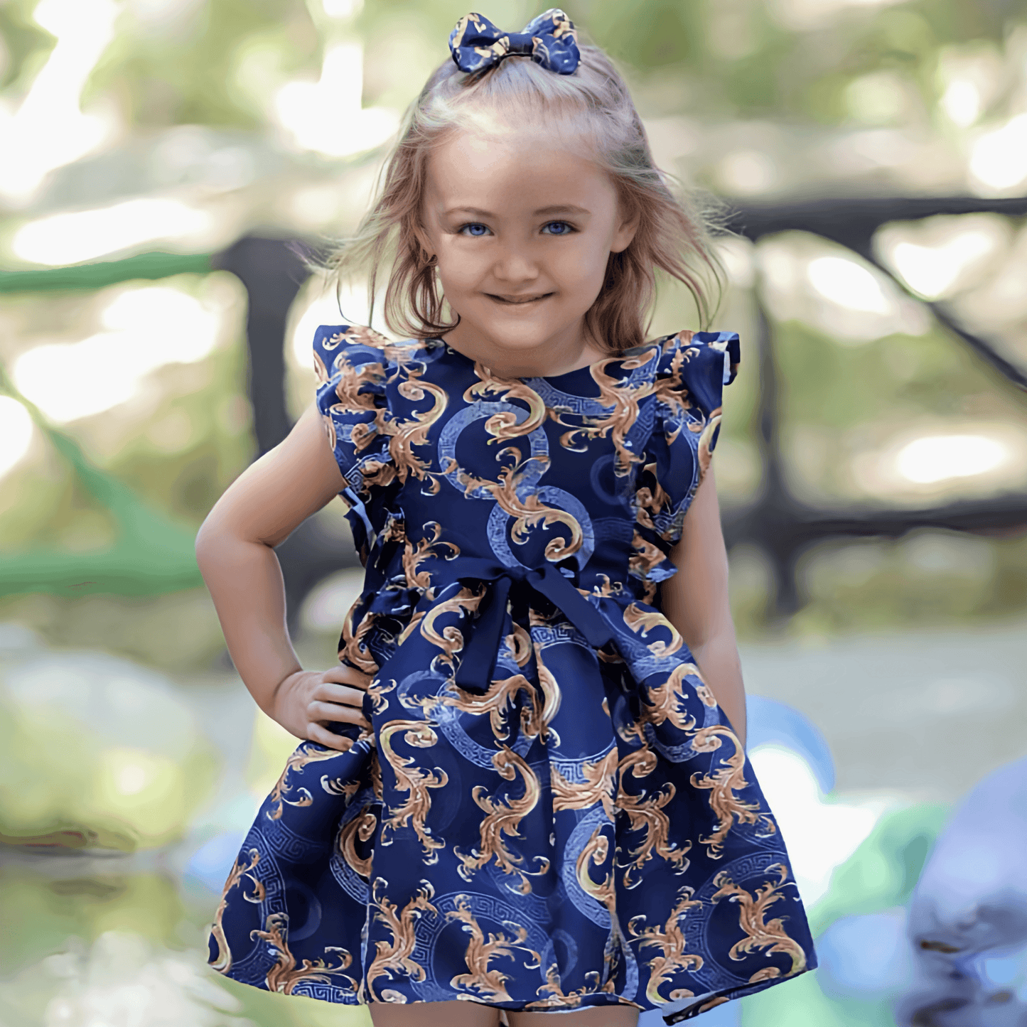 Lilibet Dress - Crown Kids