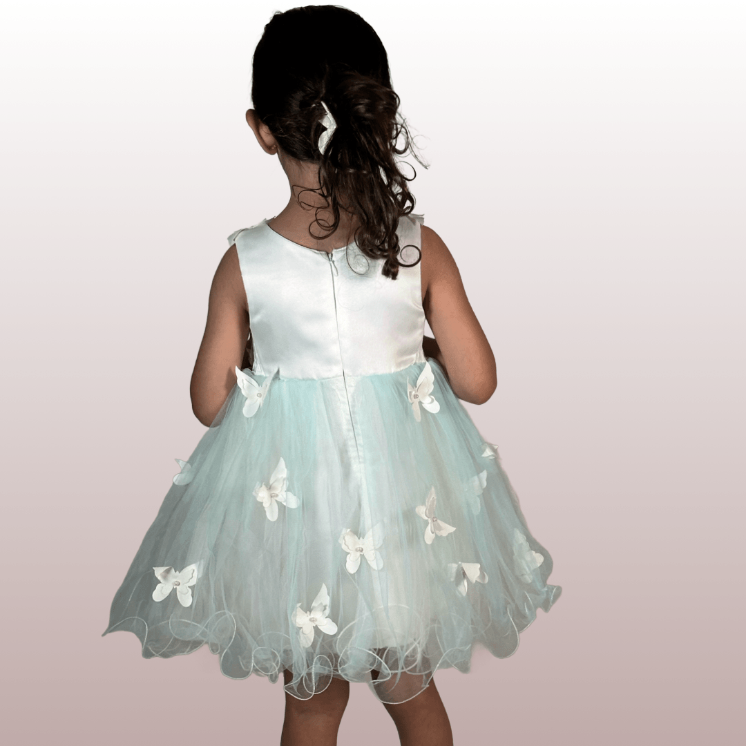 Halen Dress Green - Crown Kids