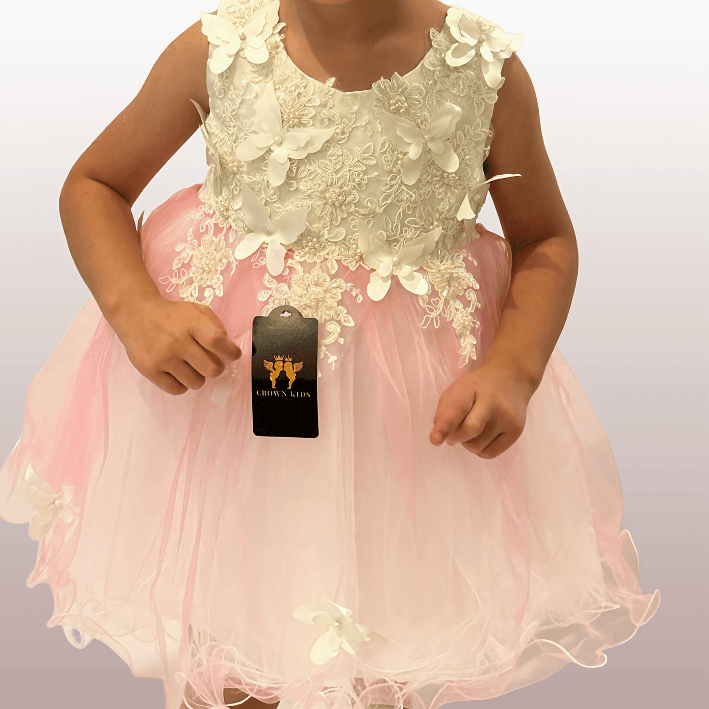Halen Dress Pink - Crown Kids