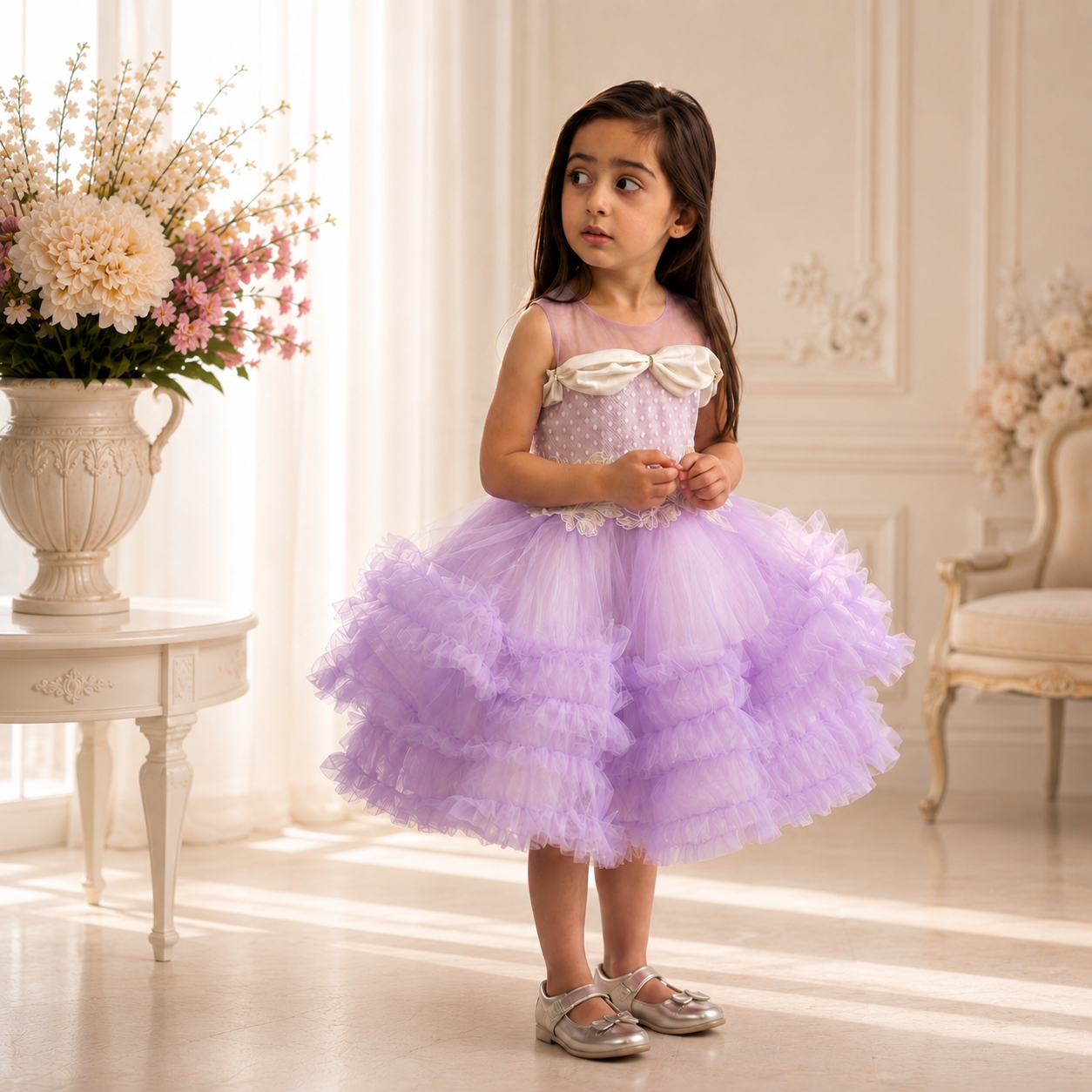 Jasmin Dress - Crown Kids
