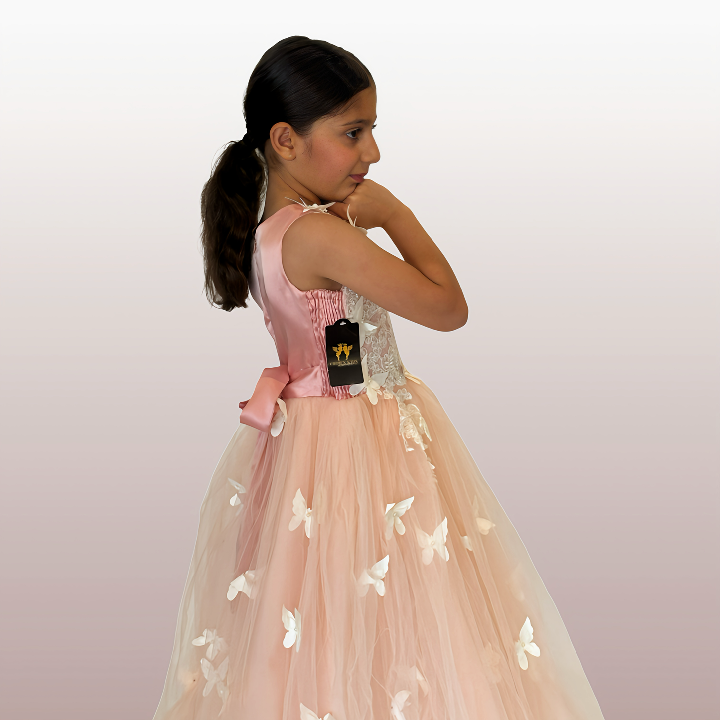Peach Lilibet Dress