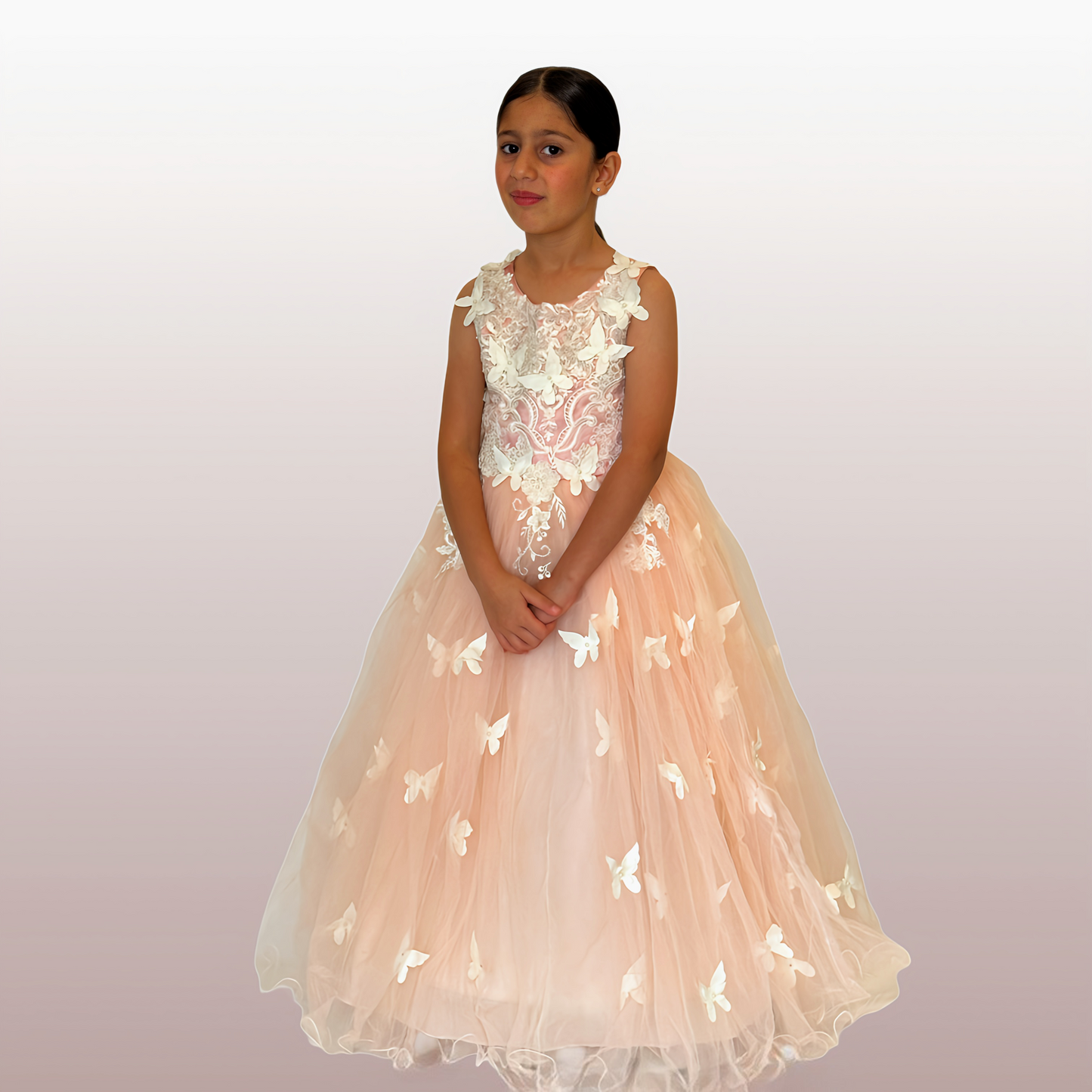 Peach Lilibet Dress