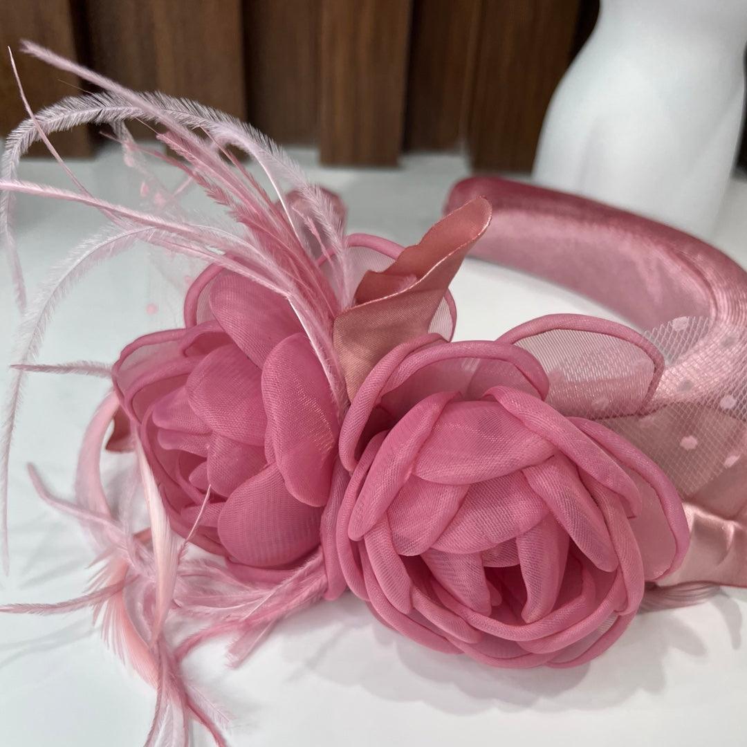 Pink Flower Headband - Crown Kids