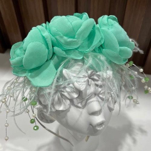 Mint Flower Headband - Crown Kids