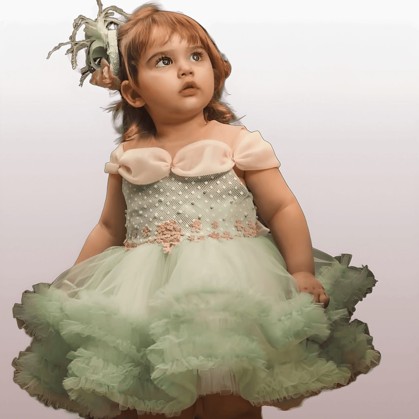 Mint Dress - Crown Kids