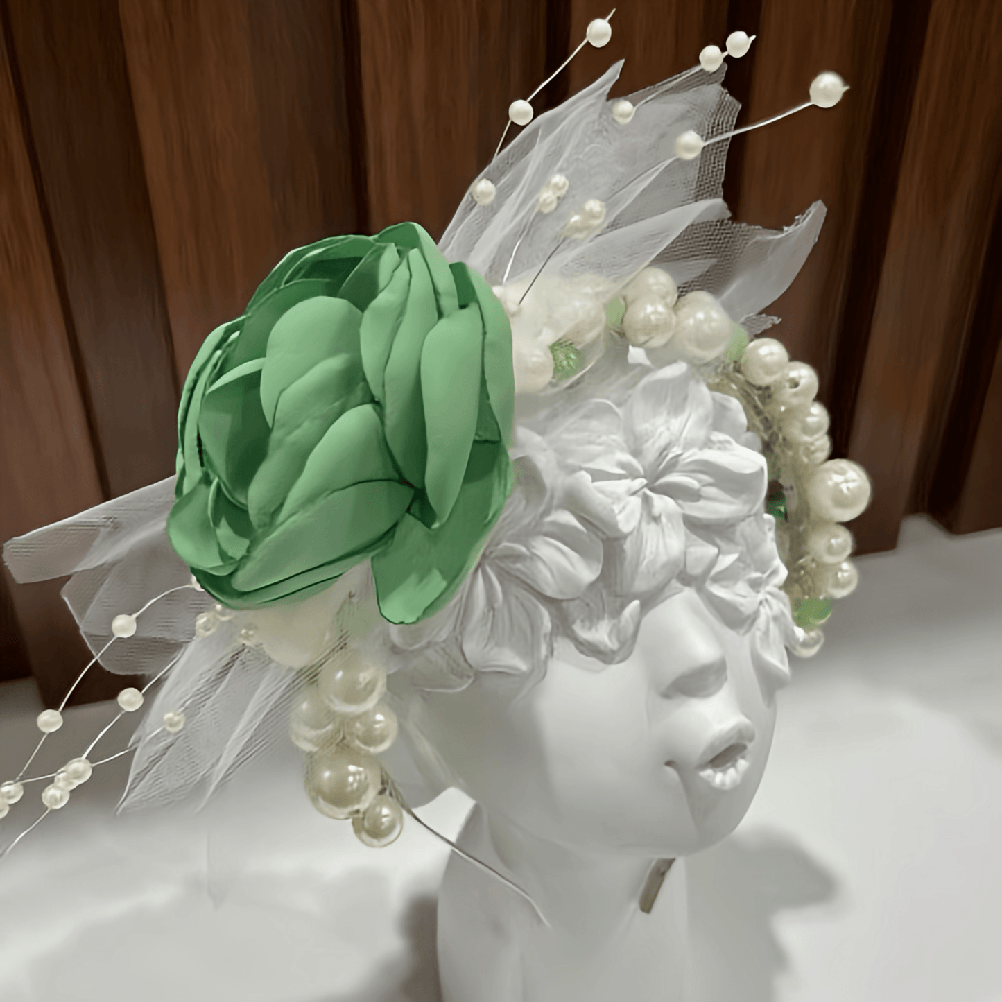 Green Pearls Headband - Crownkids