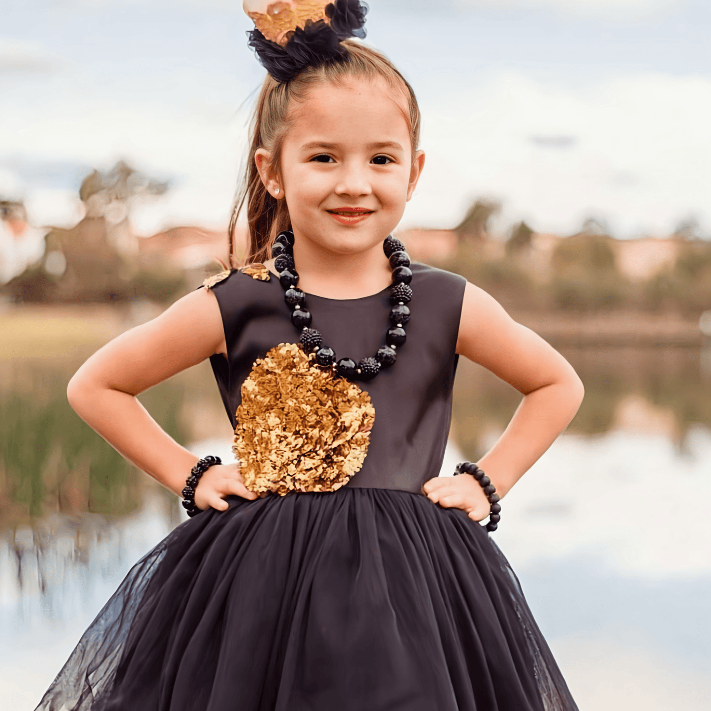 Sasha Dress - Crown Kids