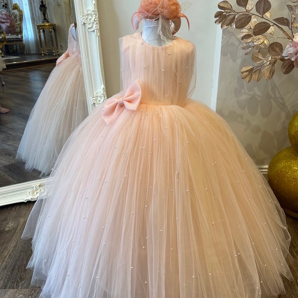 Pearly peach Dress