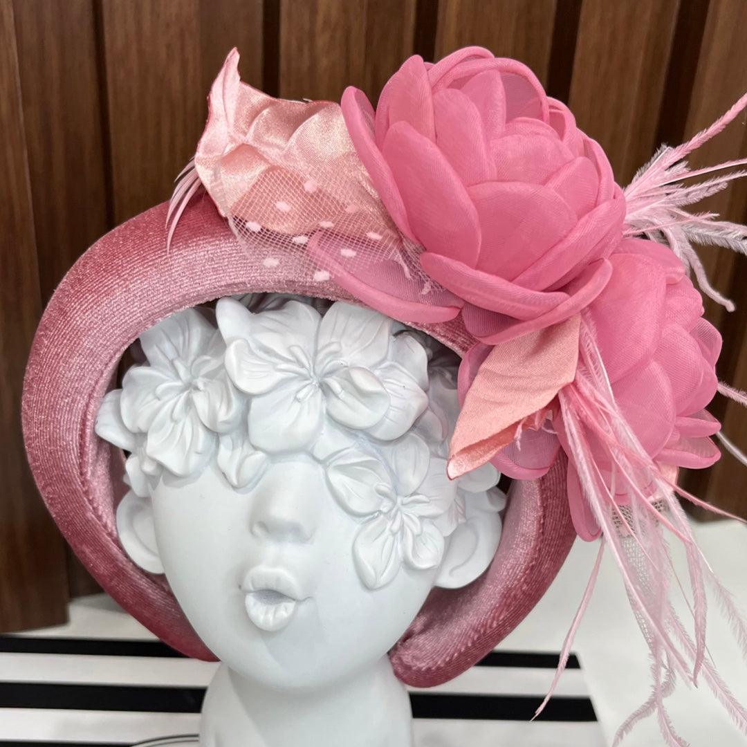 Pink Flower Headband - Crown Kids