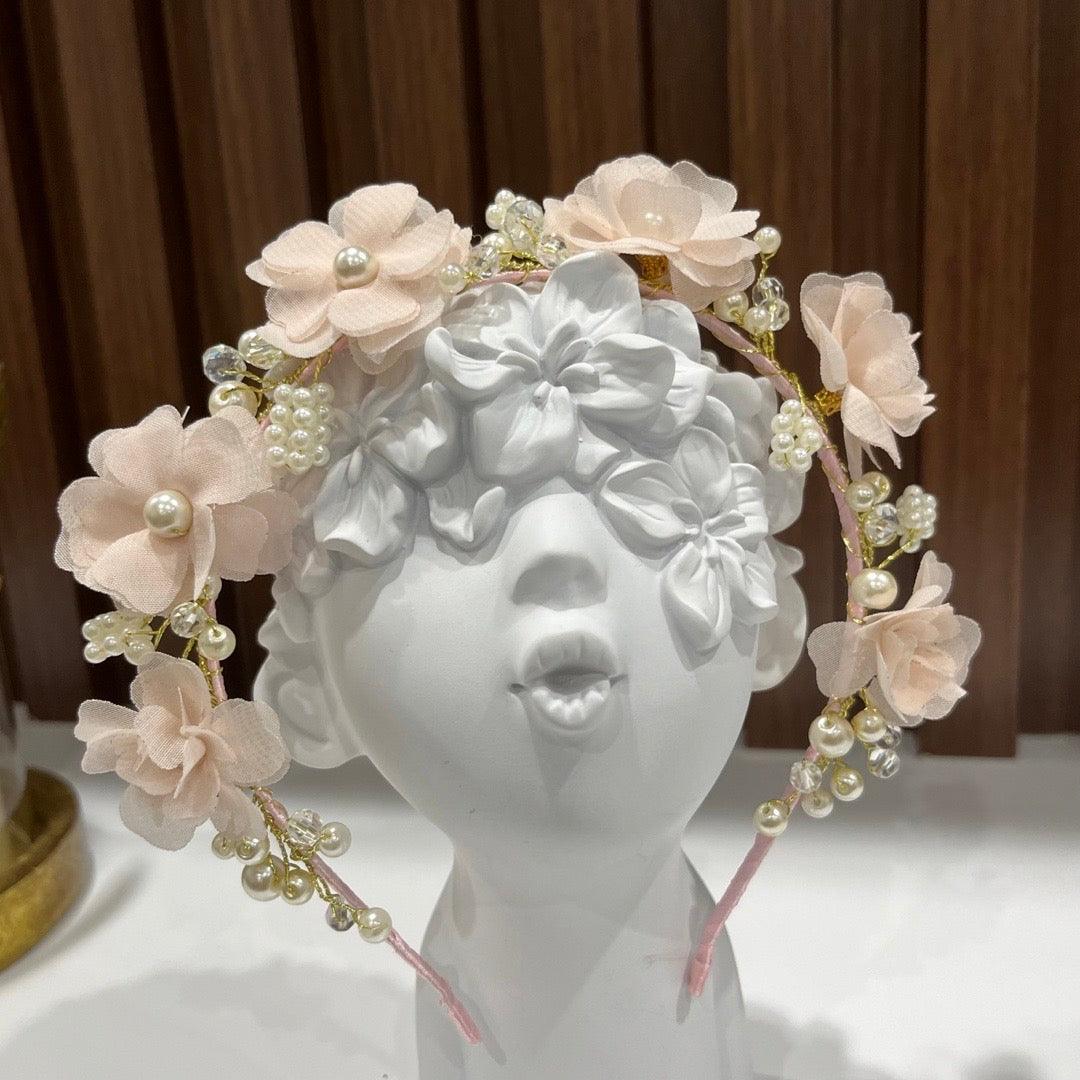 Peach Flower Tiara - Crown Kids