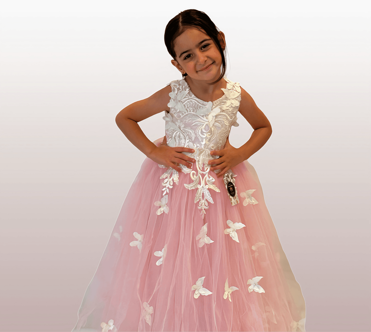 Pink Lilibet Dress - Crown Kids