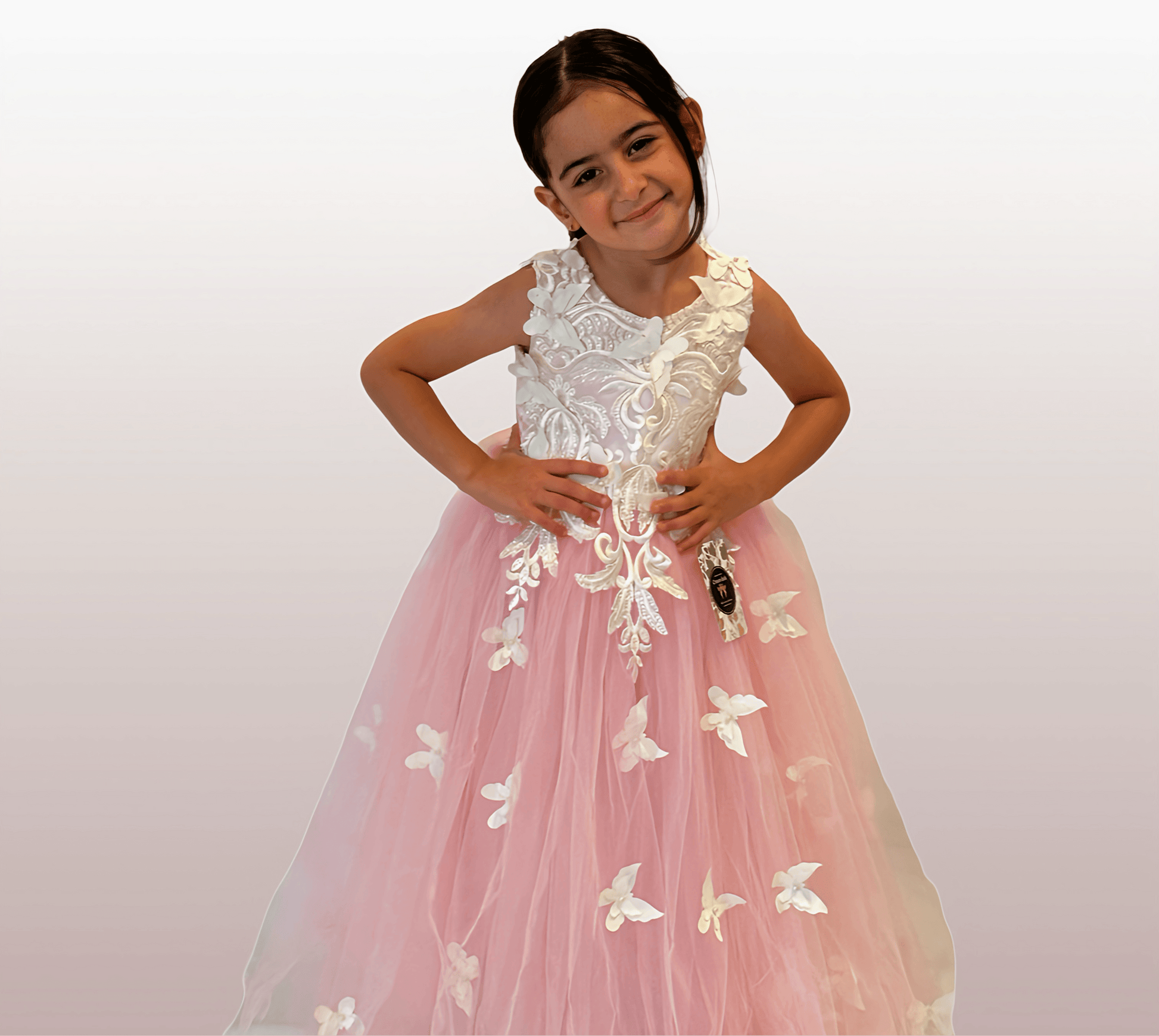 Pink Lilibet Dress - Crown Kids
