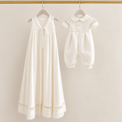 Elowen Ivory Christening Gown – Pre-Order
