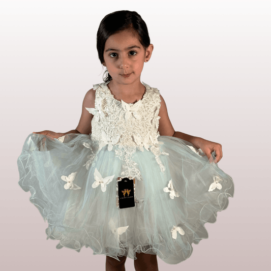 Halen Dress Green - Crown Kids