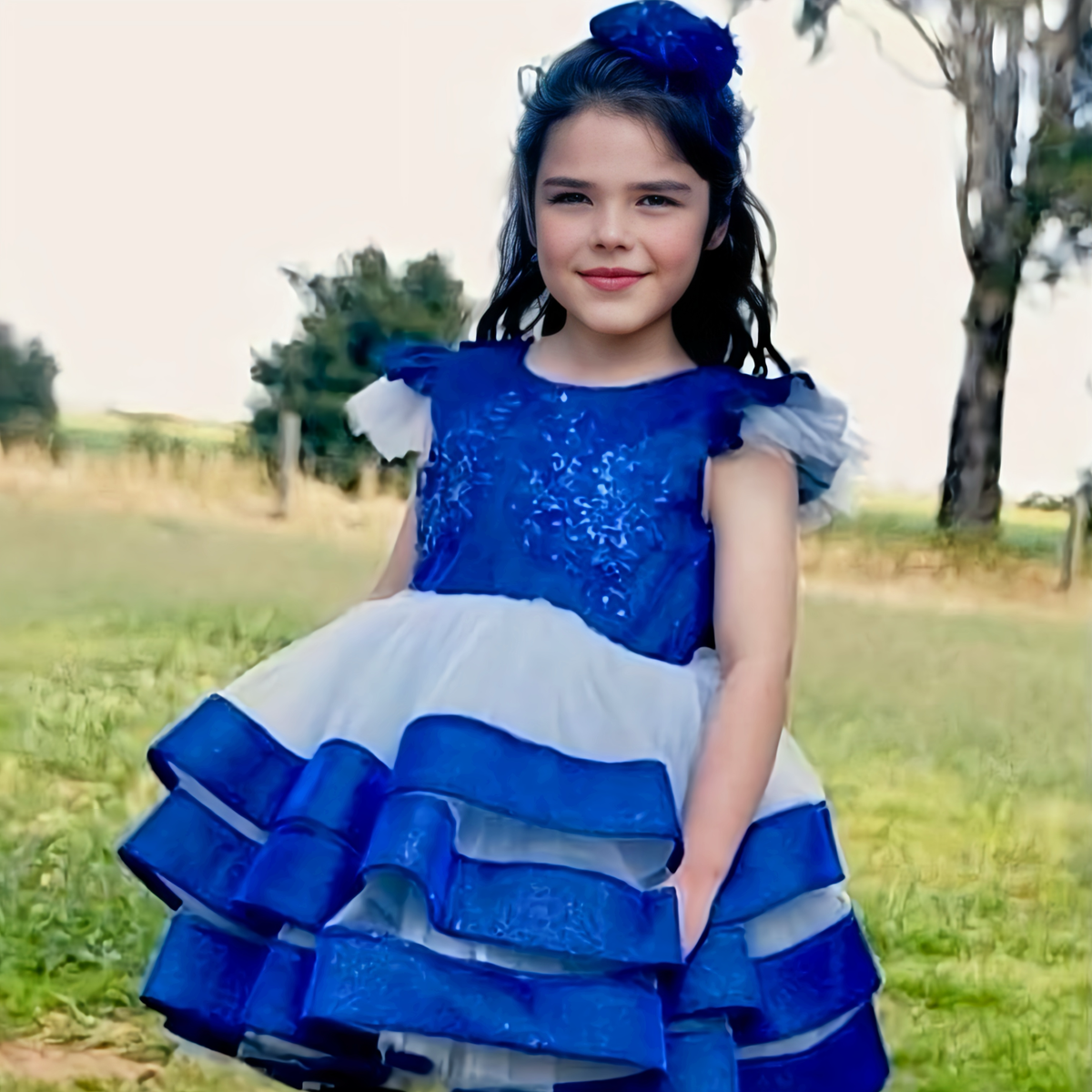 Iyleen Dress - Crown Kids