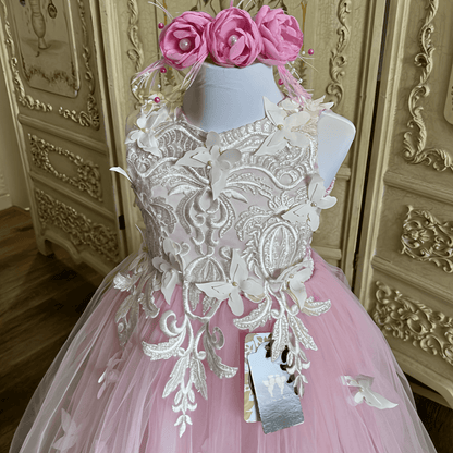 Pink Lilibet Dress - Crown Kids