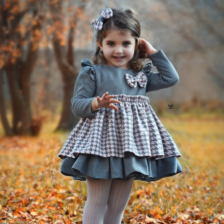 Caroline Dress - Crown Kids