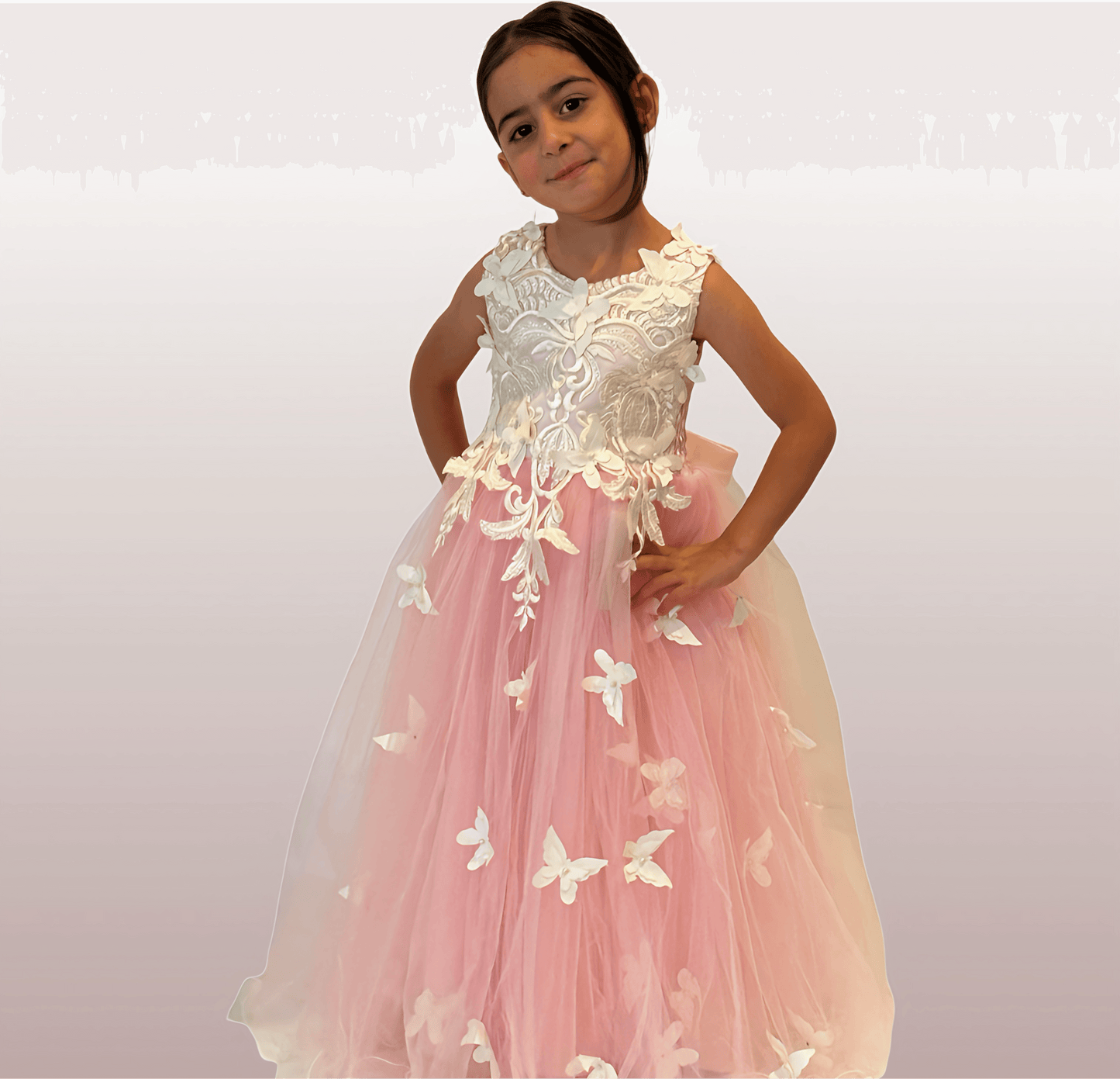 Pink Lilibet Dress - Crown Kids