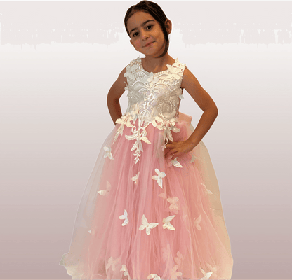 Pink Lilibet Dress - Crown Kids