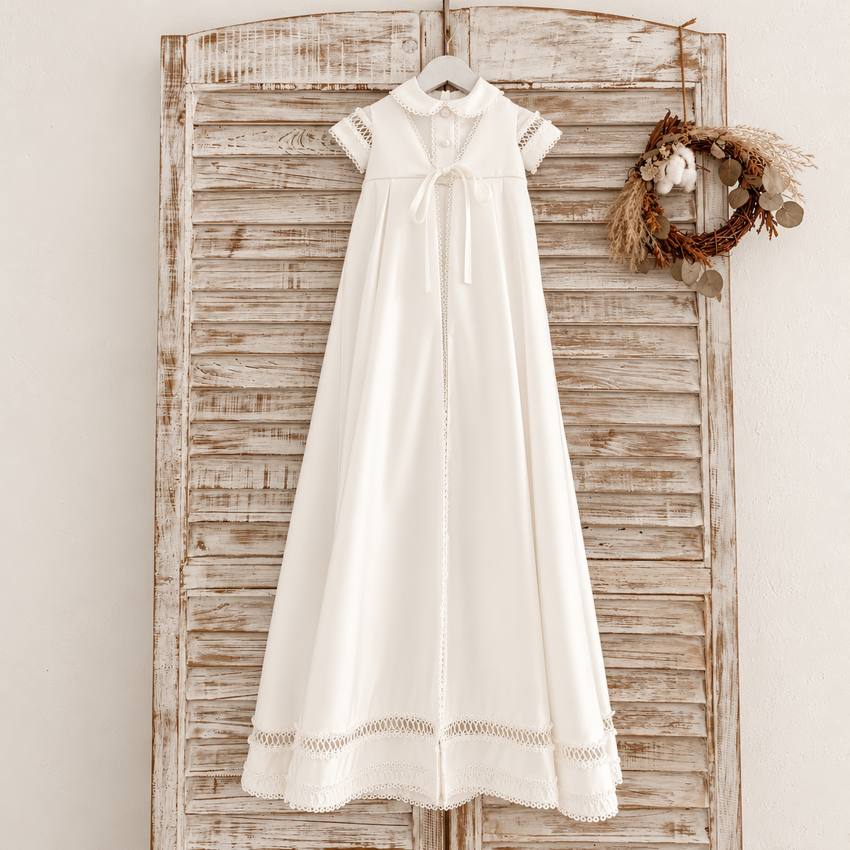 Elowen Ivory Christening Gown – Pre-Order