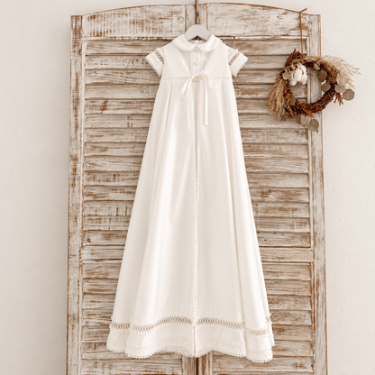 Elowen Ivory Christening Gown – Pre-Order