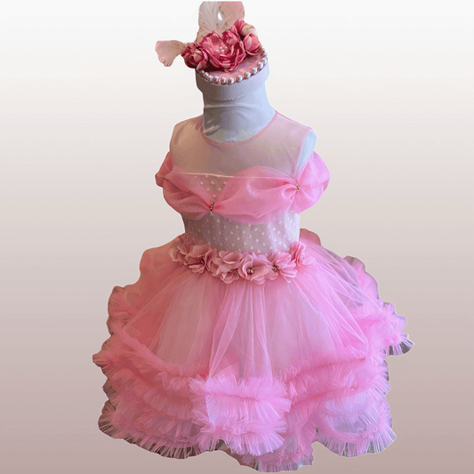 Isabella Pink Dress - Crown Kids