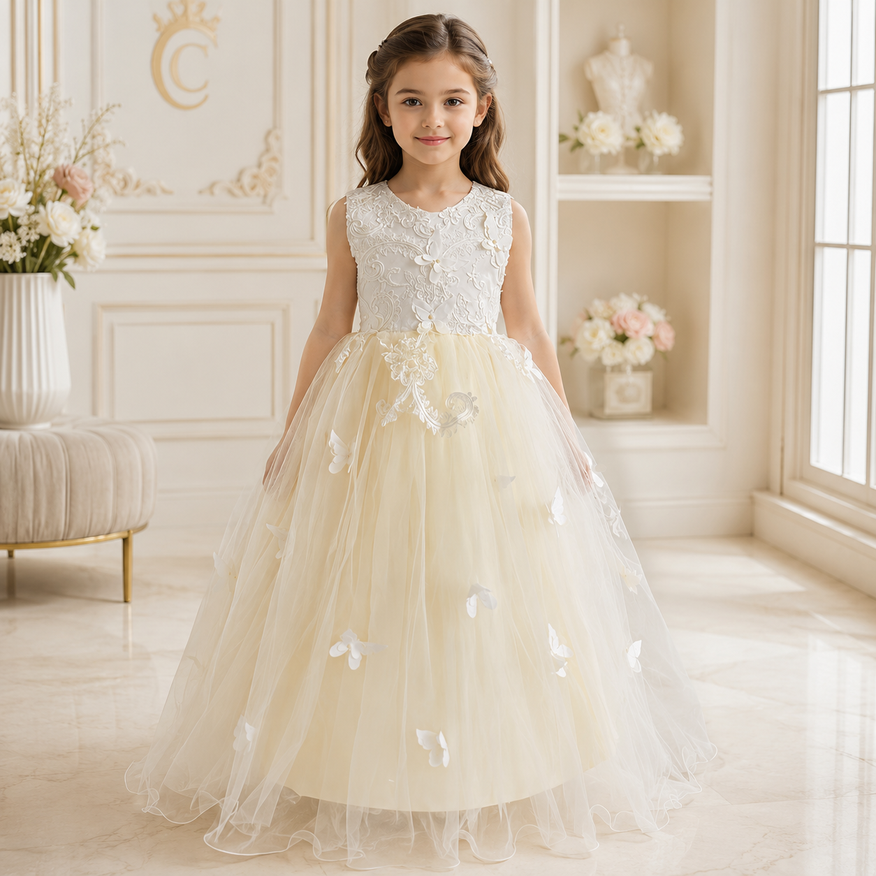 Lemon Lilibet Dress - Crown Kids