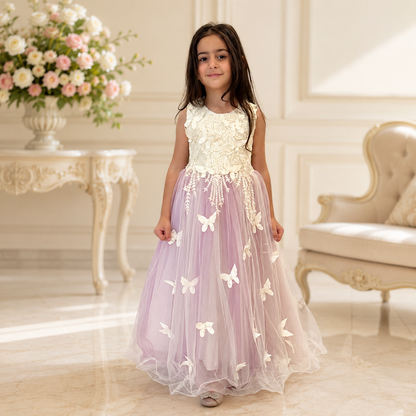 Lavender Lilibet Dress - Crown Kids