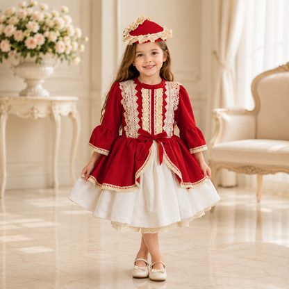 Mela Victoria Dress - Crown Kids