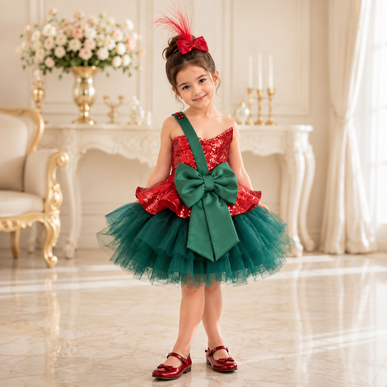 Jingle Bell Dress - Crown Kids