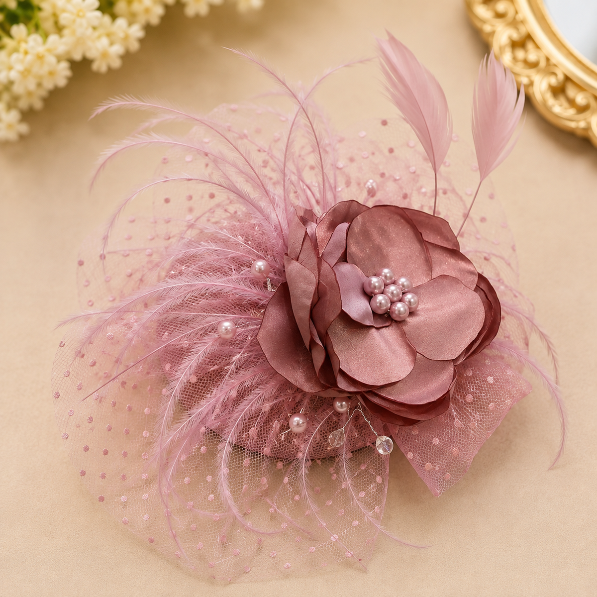 Rose Gold Fascinator - Crown Kids
