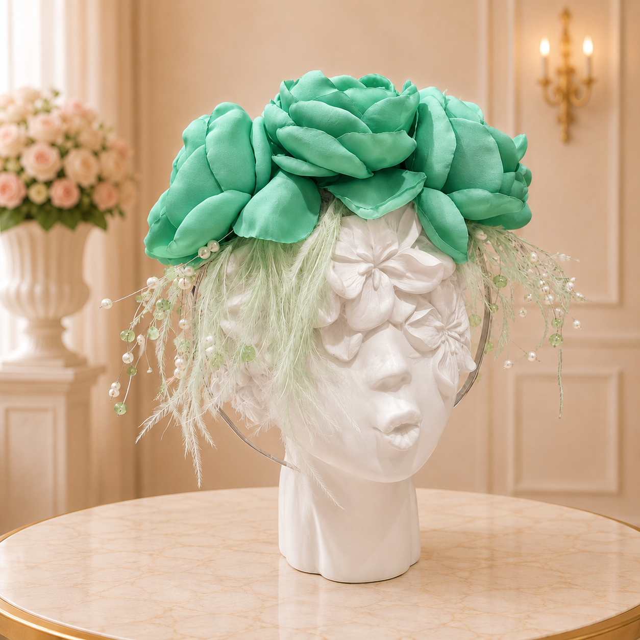 Mint Flower Headband - Crown Kids