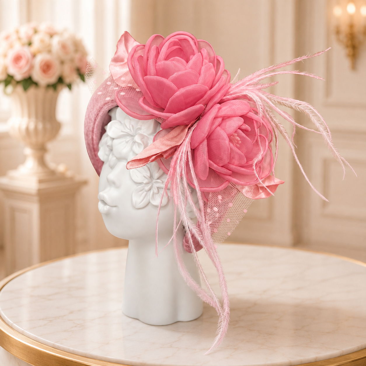 Pink Flower Headband - Crown Kids