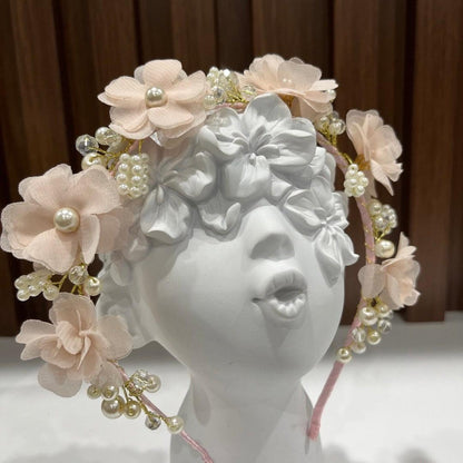 Peach Flower Tiara - Crown Kids
