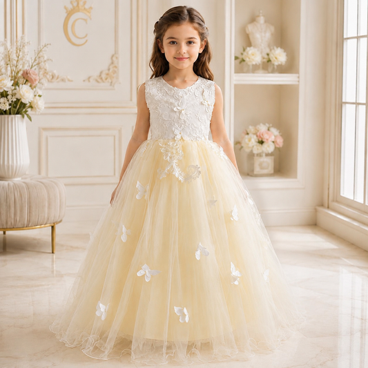 Lemon Lilibet Dress - Crown Kids