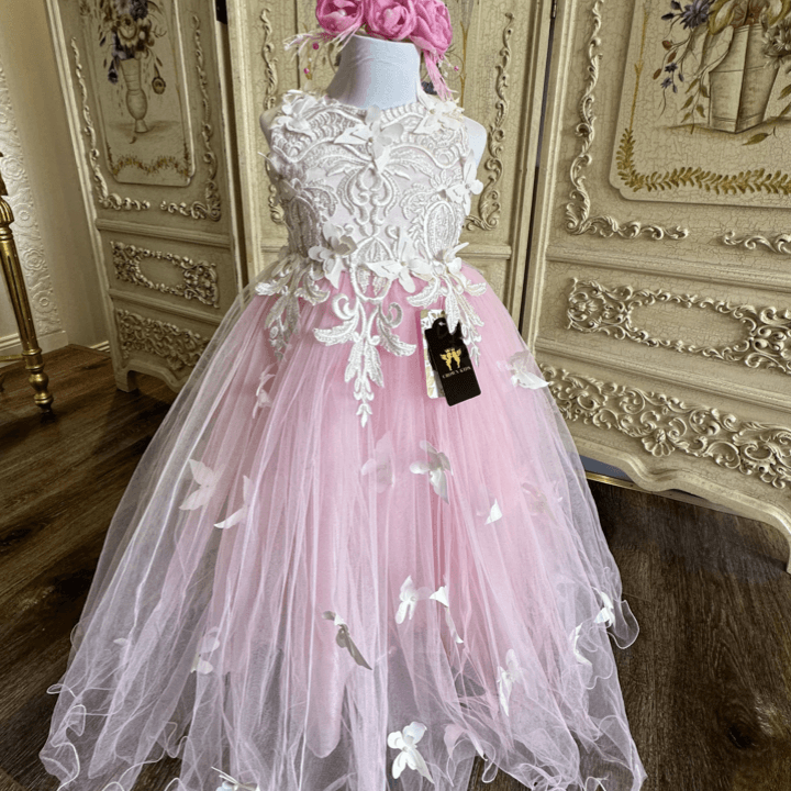 Pink Lilibet Dress - Crown Kids