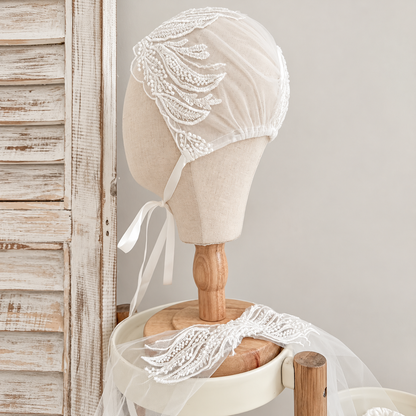 Seraphina Ivory Lace Baptism Gown – Pre-Order