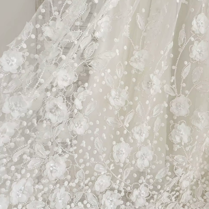 Rosalie Floral Baptism Gown – Pre Order