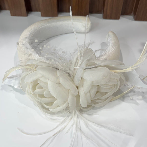 White Flower Headband - Crown Kids