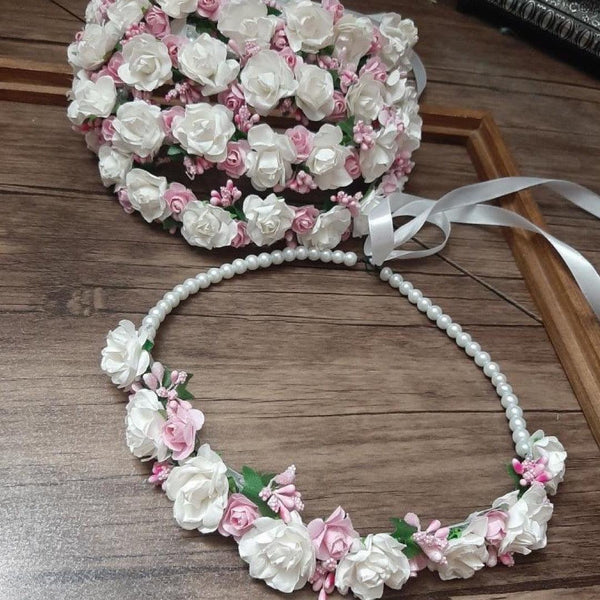 Pink Flower Headband - Crown Kids