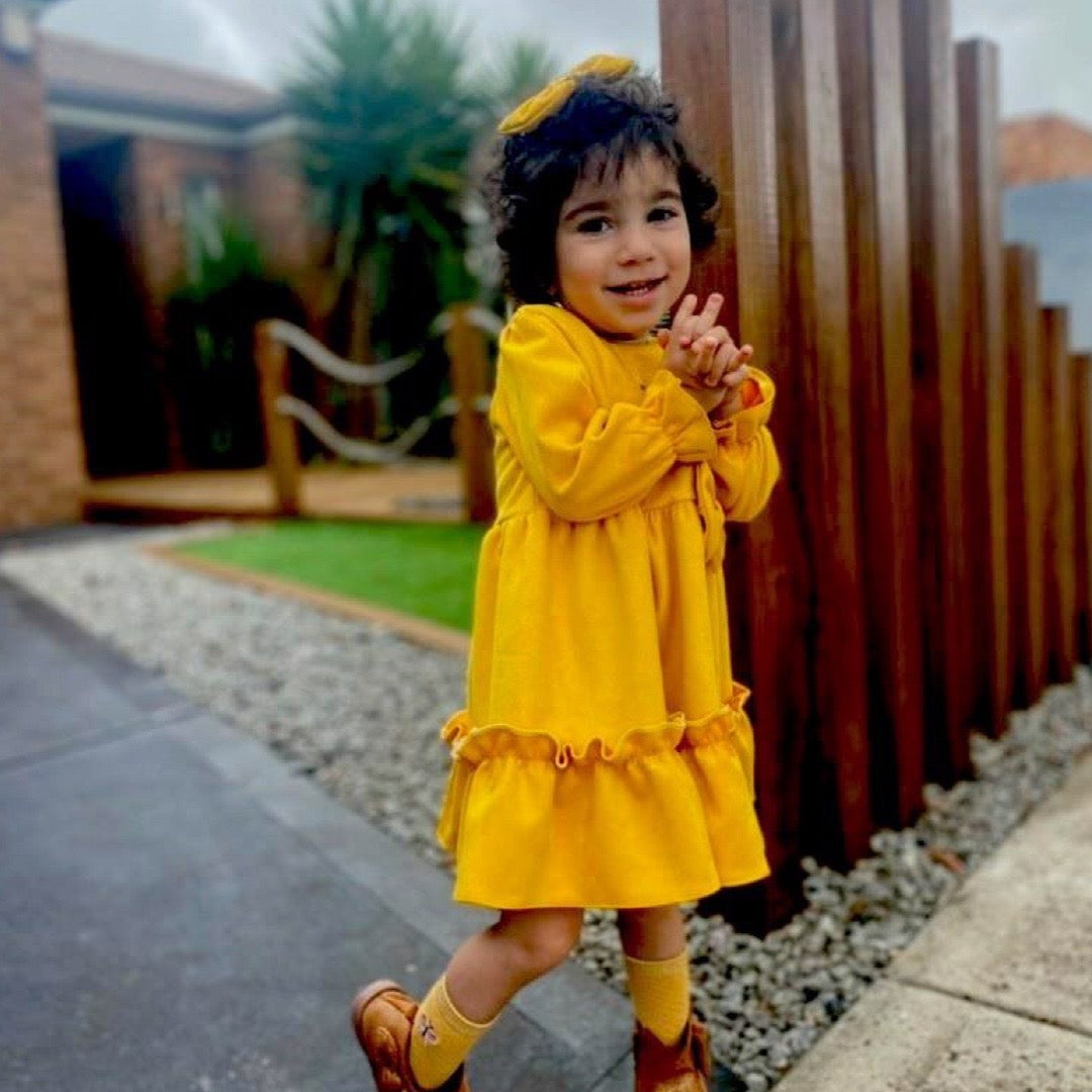 Sunflower Dress - Crown Kids